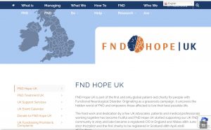 FND Hope UK Functional Neurological Disorder Support