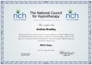 National Council for Hypnotherapy. A Professional body recognised by the Professional Standards Authority 